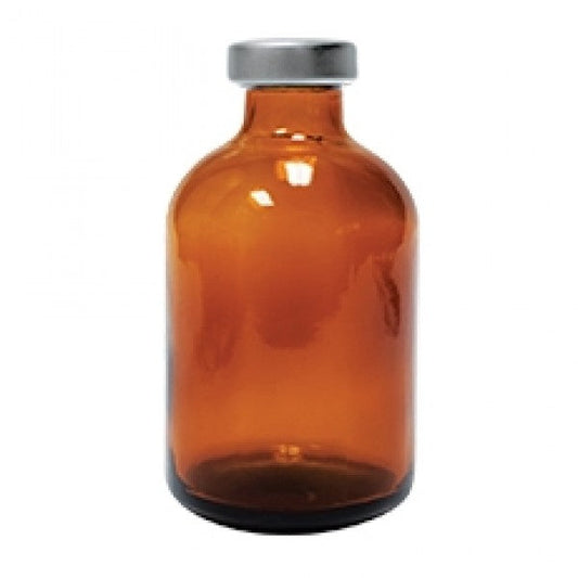 100ml Sterile Amber Empty Vials 46pcs/Tray